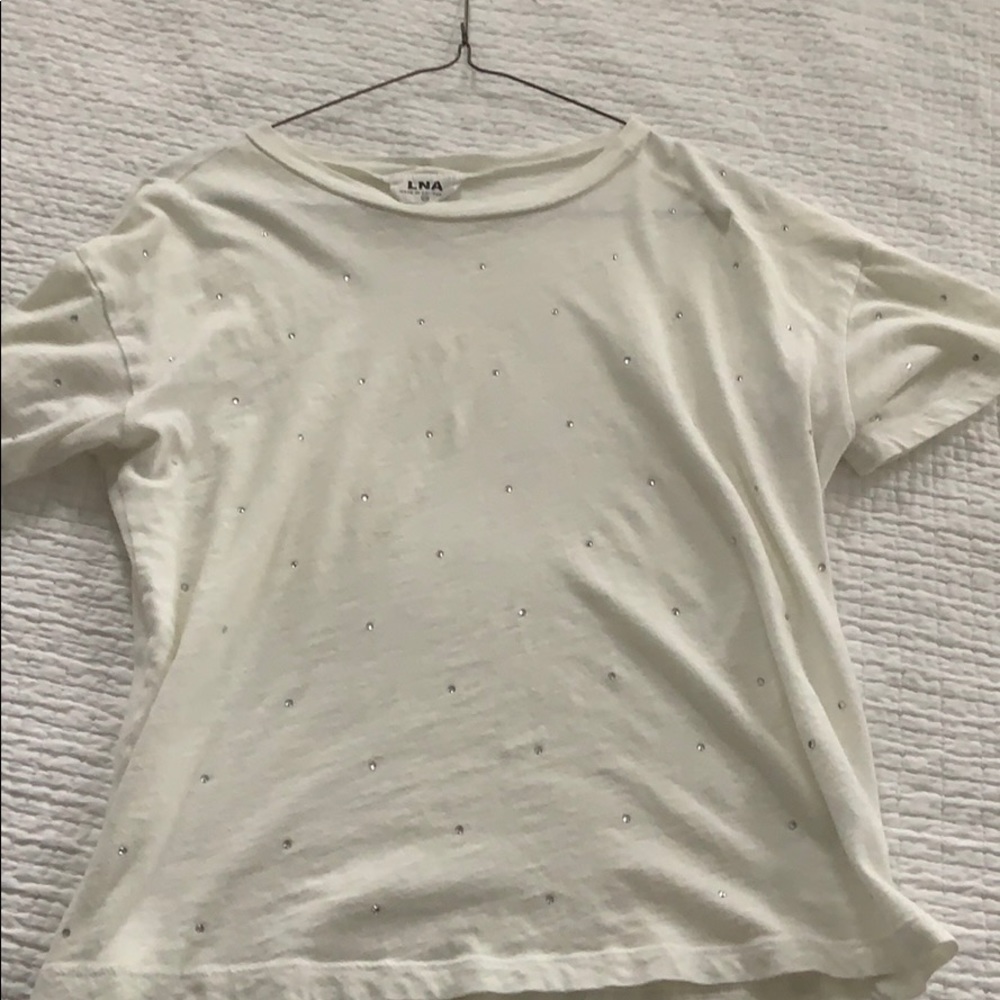 LNA studded crystal t shirt